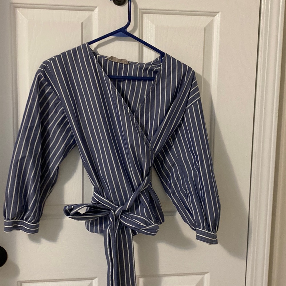 Everlane Tie Wrap shirt